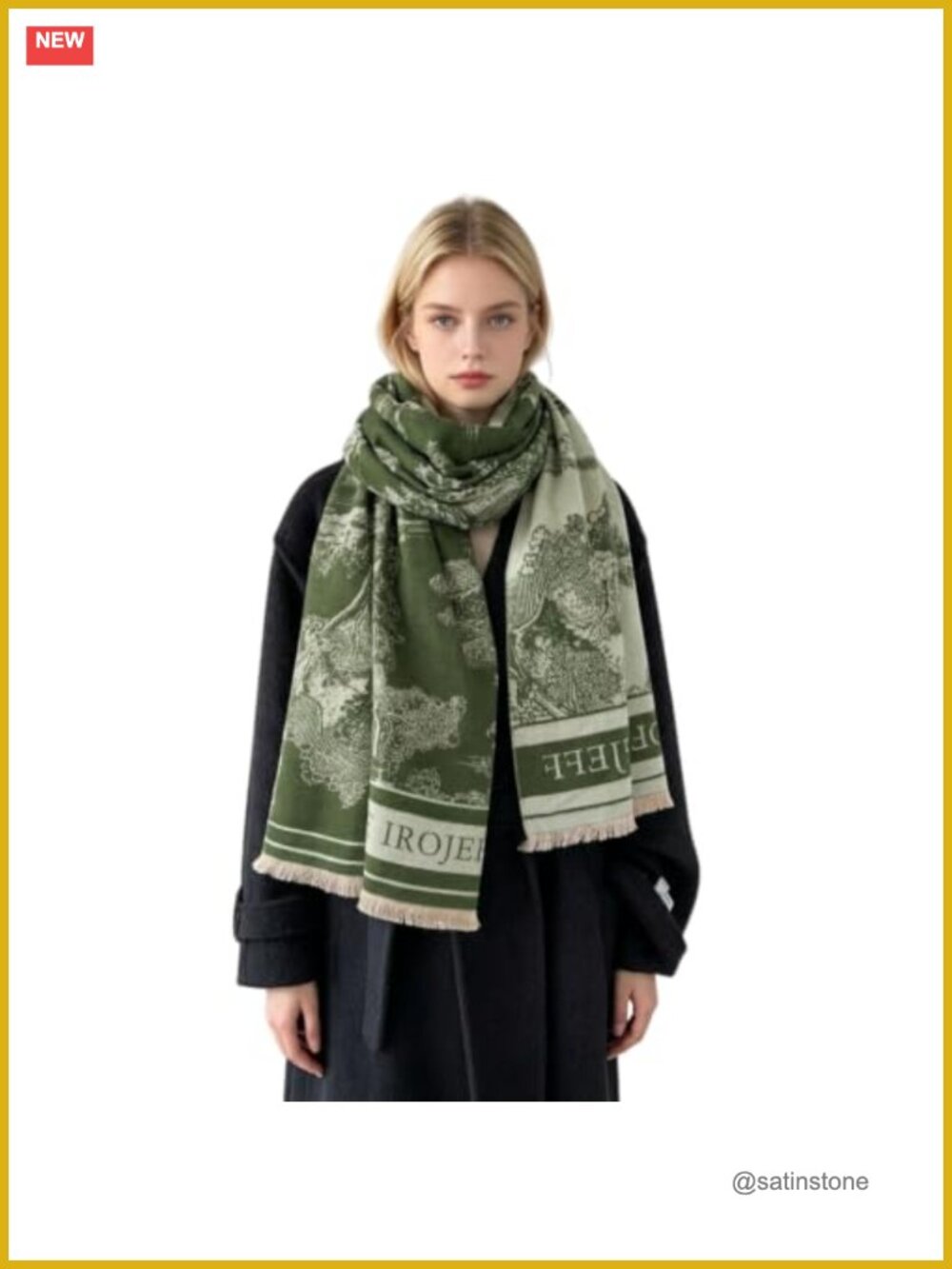 Luxury Pashmina Shawl Wrap Reversible Oversized Winter Scarf